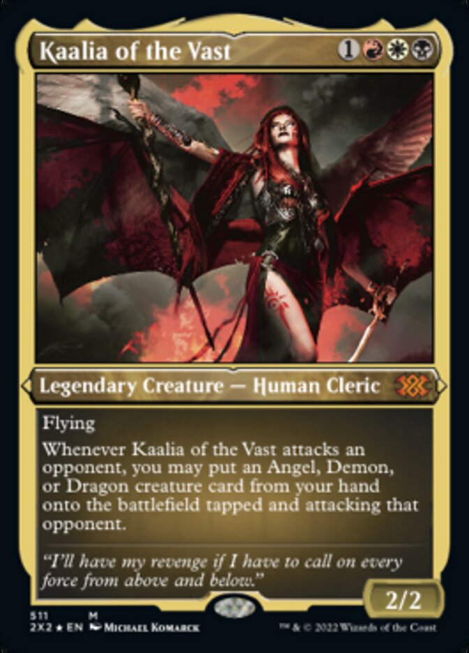Kaalia of the Vast (Foil Etched) [Double Masters 2022] | Black Swamp Games
