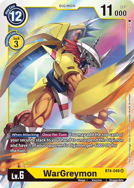 WarGreymon [BT4-048] [Great Legend] | Black Swamp Games