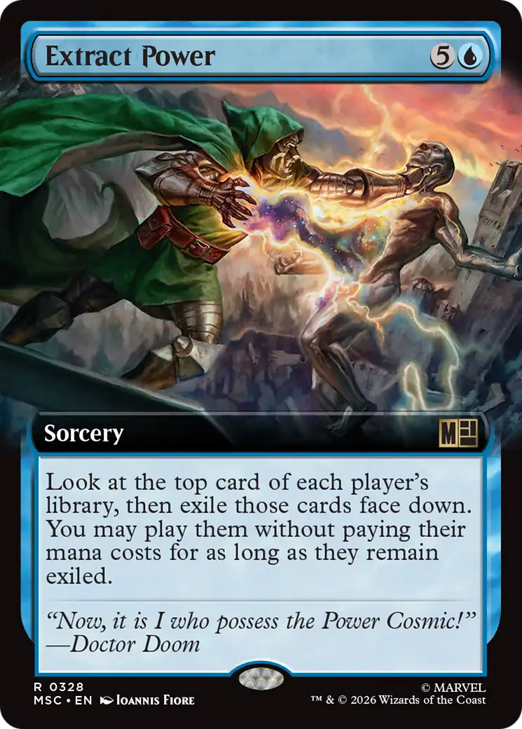 Extract Power (Extended Art) [Marvel Super Heroes Commander] | Black Swamp Games