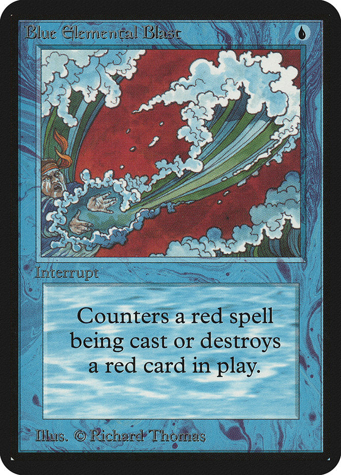 Blue Elemental Blast [Alpha Edition] | Black Swamp Games