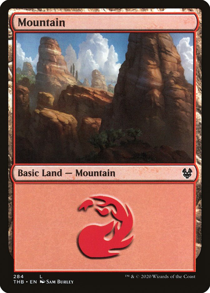 Mountain (284) [Theros Beyond Death] | Black Swamp Games