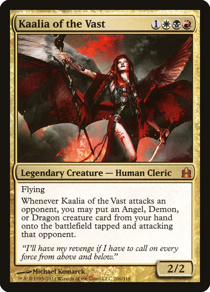 Kaalia of the Vast [Commander 2011] | Black Swamp Games