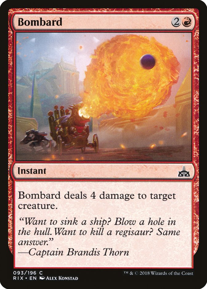 Bombard [Rivals of Ixalan] | Black Swamp Games