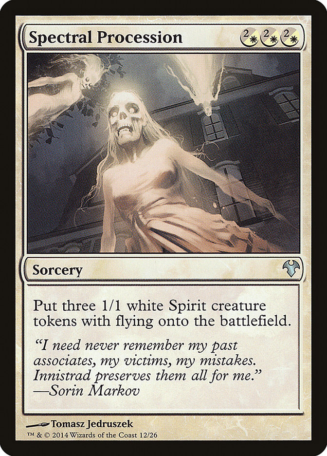Spectral Procession [Modern Event Deck 2014] | Black Swamp Games