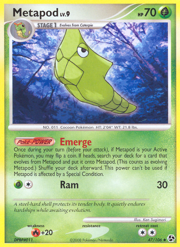 Metapod (47/106) [Diamond & Pearl: Great Encounters] | Black Swamp Games