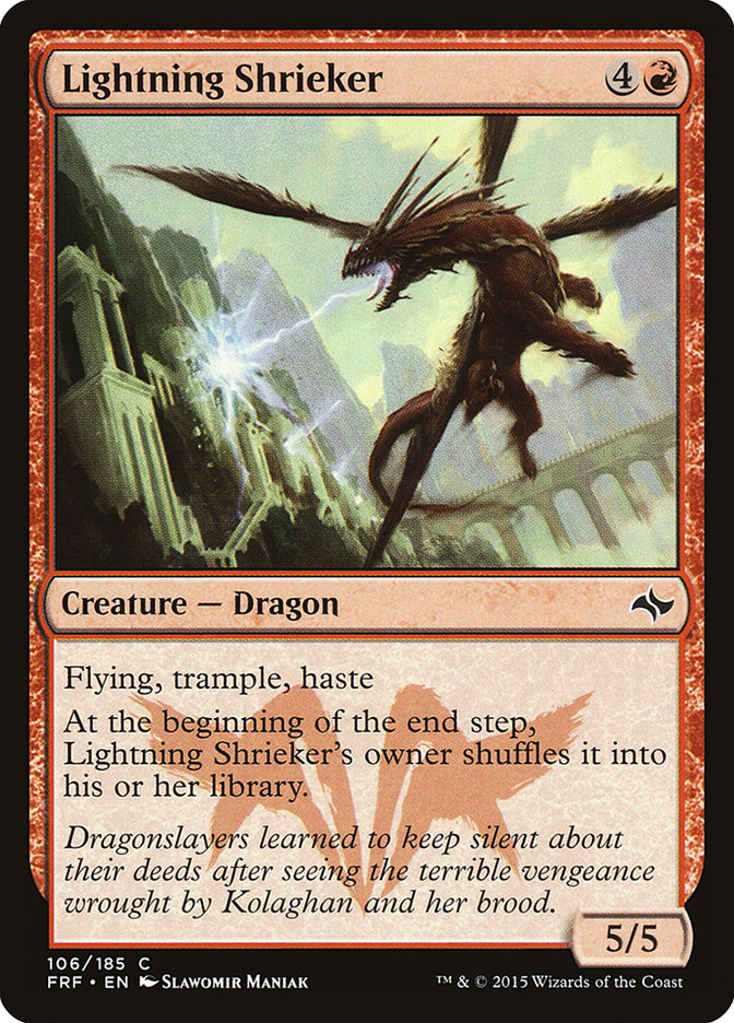 Lightning Shrieker [Fate Reforged] | Black Swamp Games