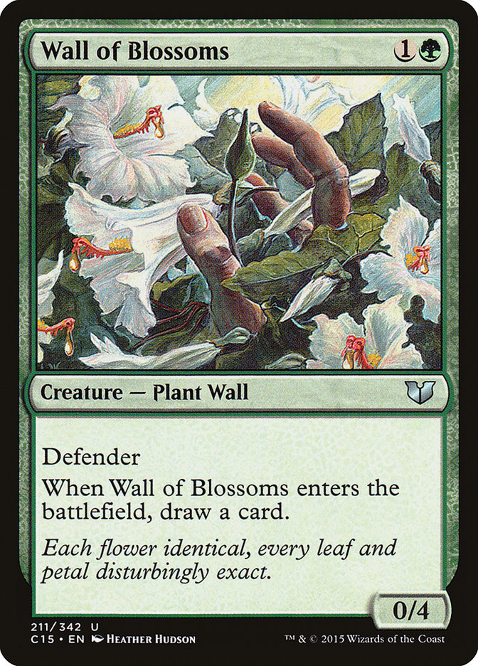 Wall of Blossoms [Commander 2015] | Black Swamp Games