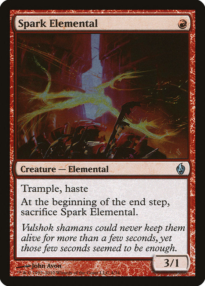 Spark Elemental [Premium Deck Series: Fire and Lightning] | Black Swamp Games