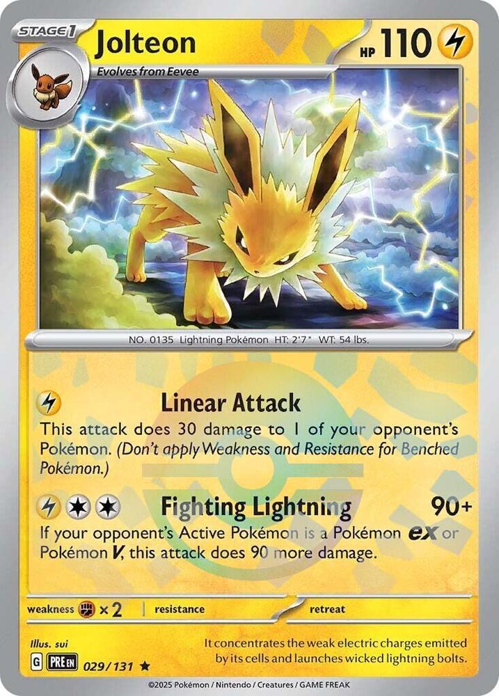 Jolteon (029/131) (Poke Ball Pattern) [Scarlet & Violet: Prismatic Evolutions] | Black Swamp Games