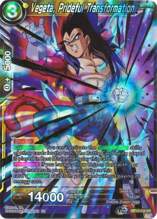 Vegeta, Prideful Transformation (BT10-105) [Rise of the Unison Warrior 2nd Edition] | Black Swamp Games