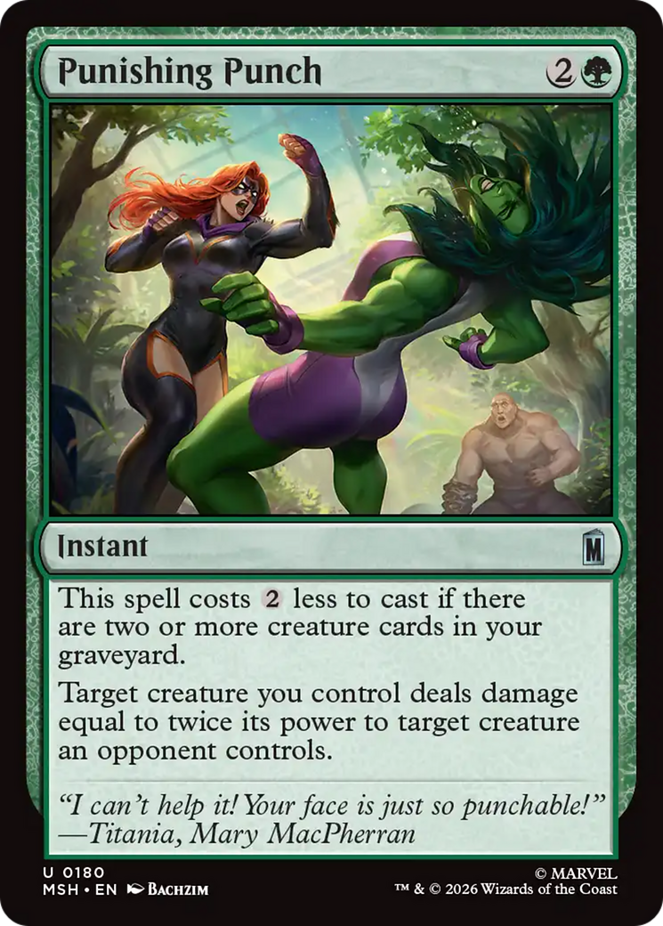 Punishing Punch [Marvel Super Heroes] | Black Swamp Games