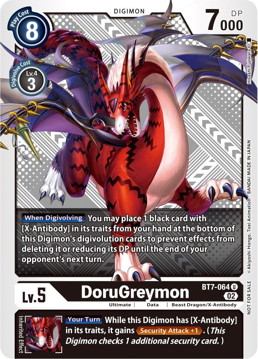 DoruGreymon [BT7-064] (Winner Pack Xros Encounter) [Next Adventure Promos] | Black Swamp Games