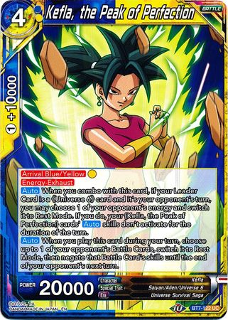 Kefla, the Peak of Perfection (BT7-122) [Assault of the Saiyans] | Black Swamp Games