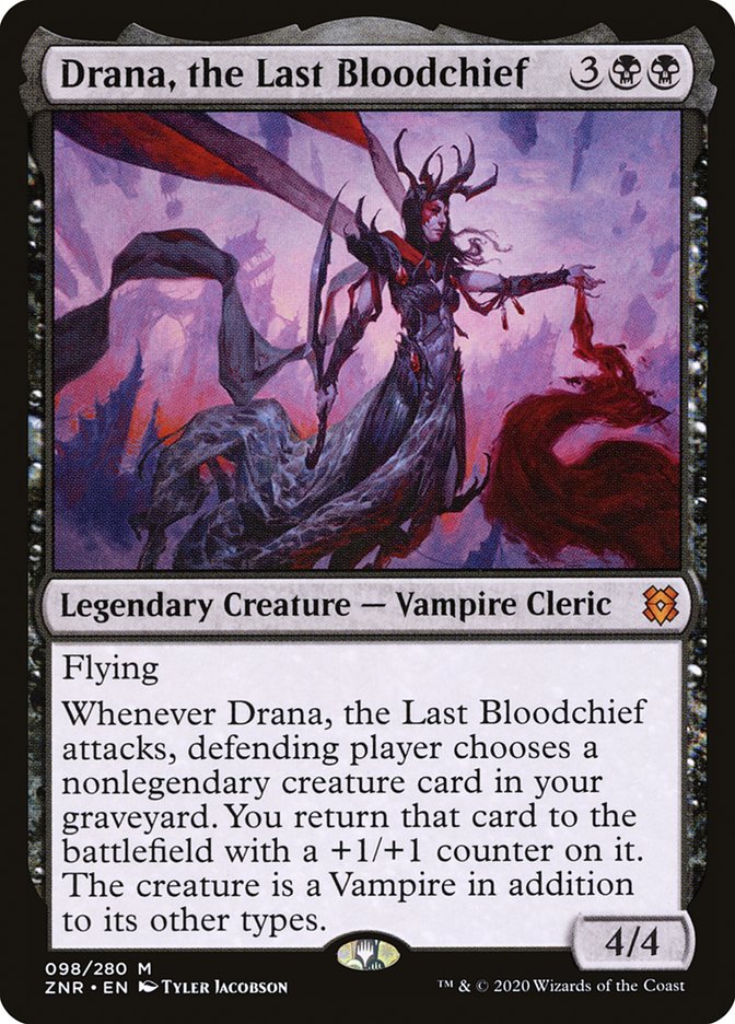 Drana, the Last Bloodchief [Zendikar Rising] | Black Swamp Games
