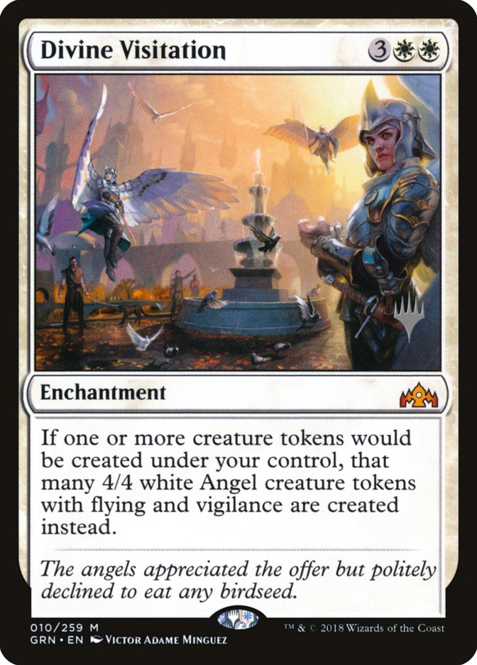Divine Visitation (Promo Pack) [Guilds of Ravnica Promos] | Black Swamp Games