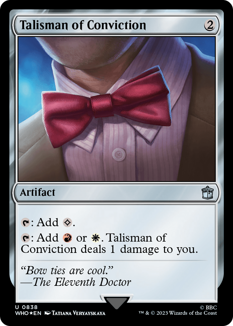 Talisman of Conviction (Surge Foil) [Doctor Who] | Black Swamp Games