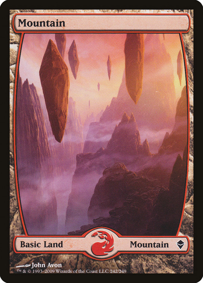 Mountain (242) [Zendikar] | Black Swamp Games