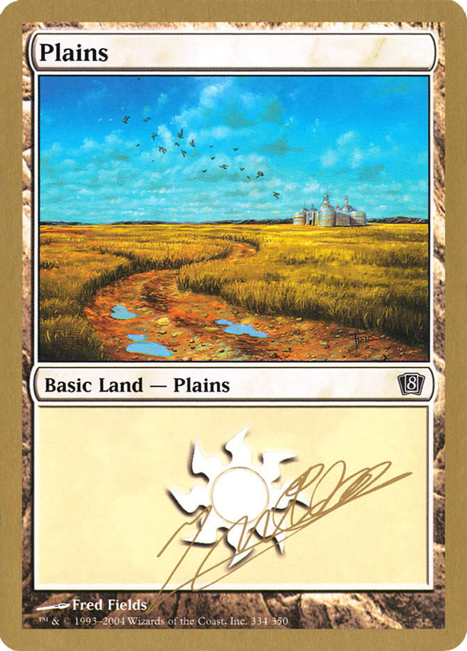 Plains (jn334) (Julien Nuijten) [World Championship Decks 2004] | Black Swamp Games