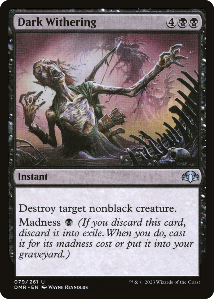 Dark Withering [Dominaria Remastered] | Black Swamp Games