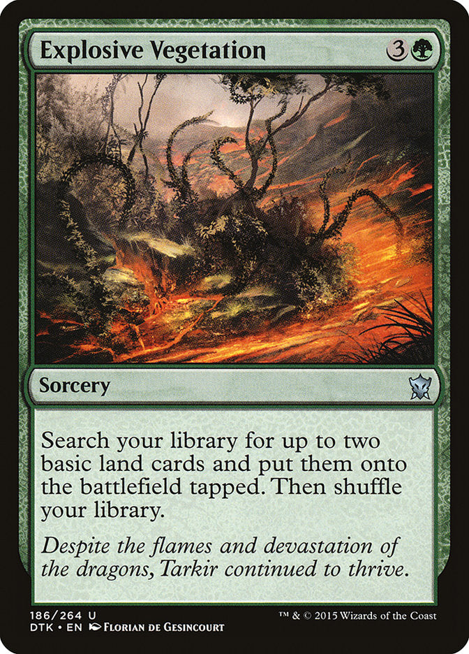 Explosive Vegetation [Dragons of Tarkir] | Black Swamp Games