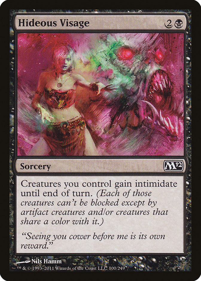 Hideous Visage [Magic 2012] | Black Swamp Games