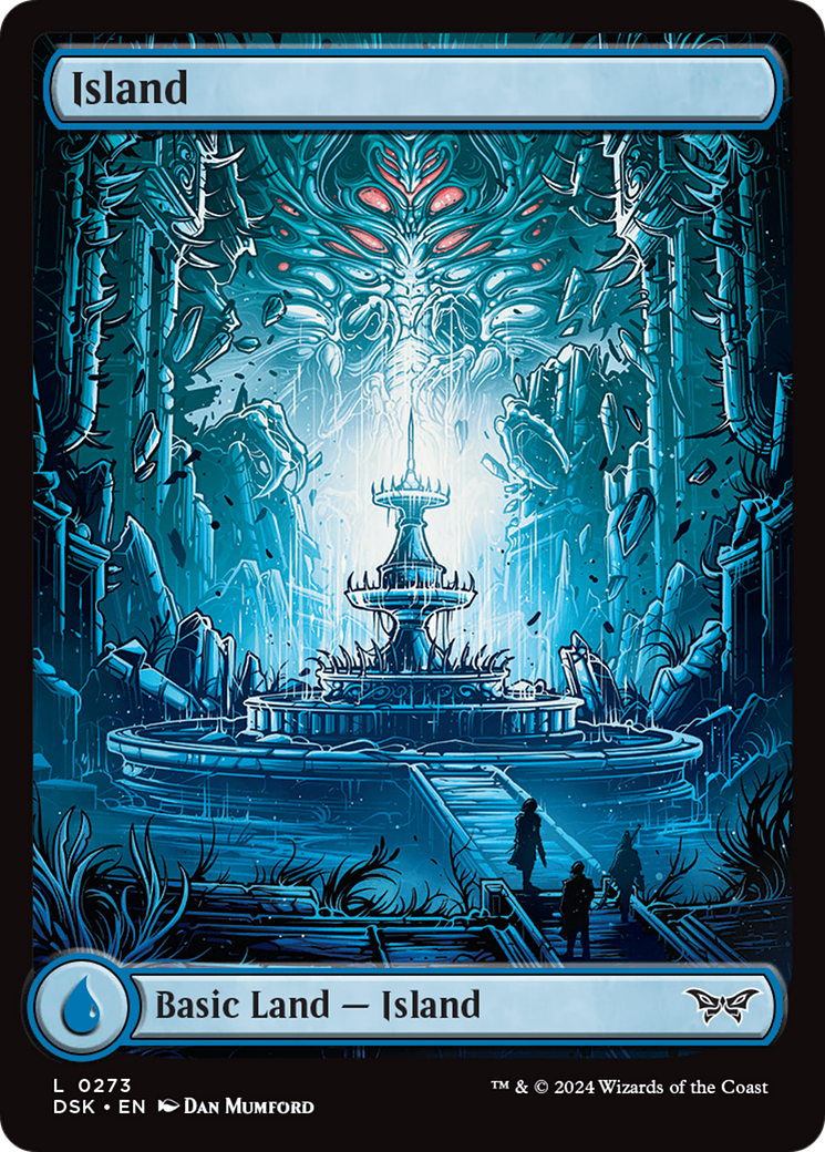 Island (273) - Full Art [Duskmourn: House of Horror] | Black Swamp Games