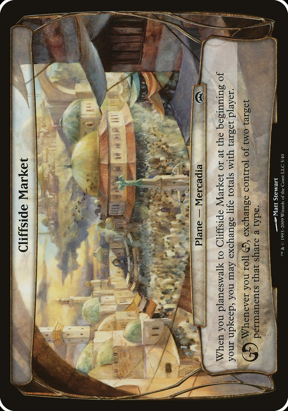 Cliffside Market (Planes) [Planechase Planes] | Black Swamp Games