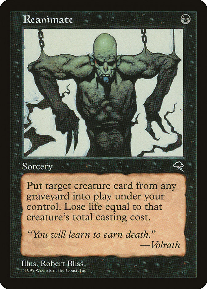 Reanimate [Tempest] | Black Swamp Games