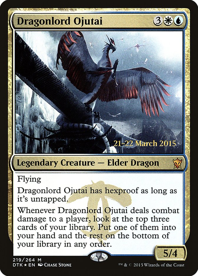 Dragonlord Ojutai [Dragons of Tarkir Prerelease Promos] | Black Swamp Games