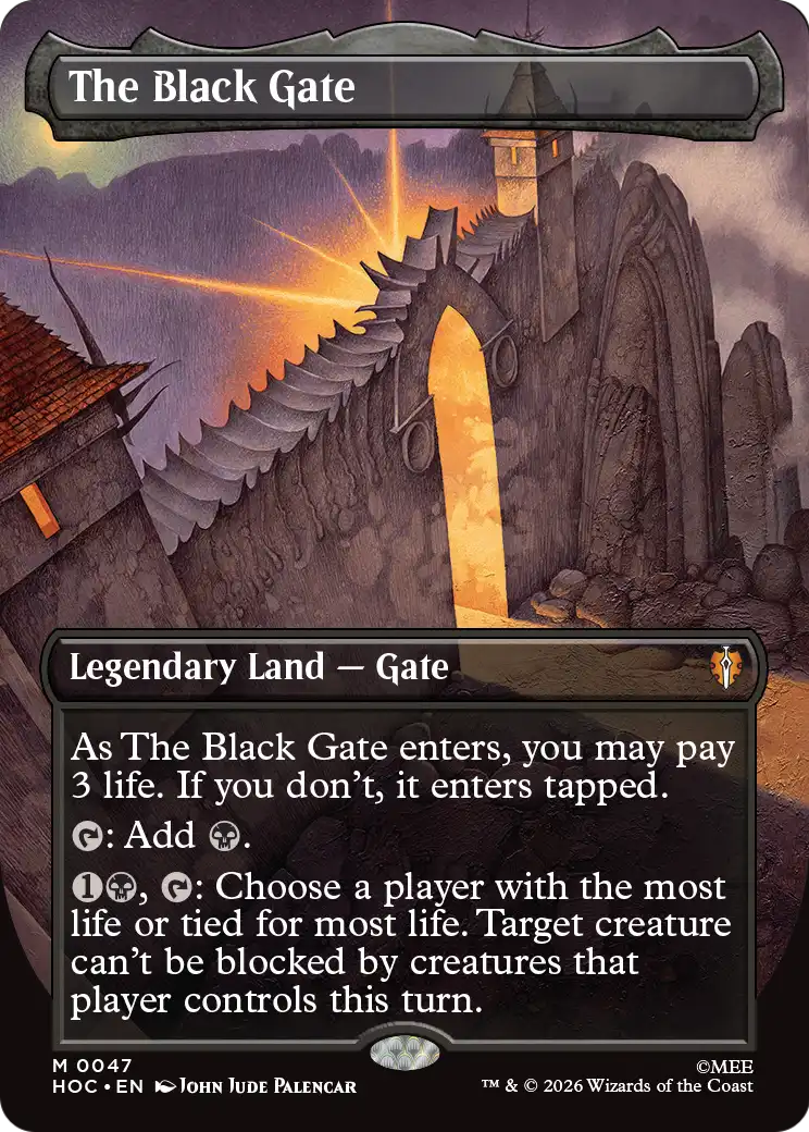 The Black Gate (Borderless) [The Hobbit: Eternal-Legal] | Black Swamp Games