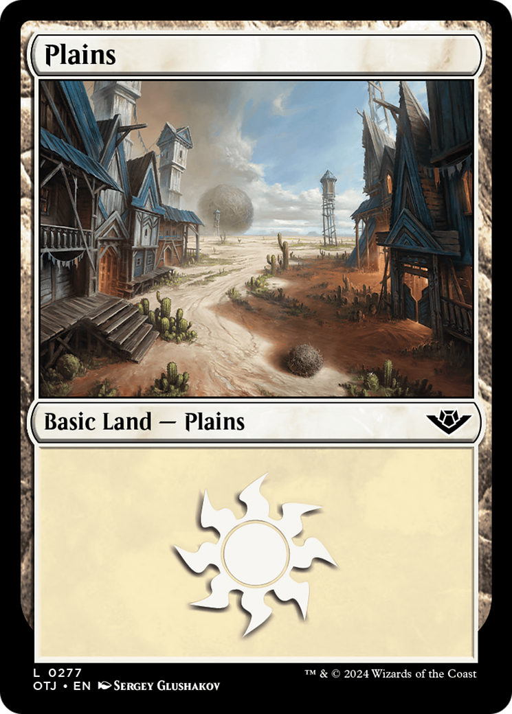 Plains (0277) [Outlaws of Thunder Junction] | Black Swamp Games