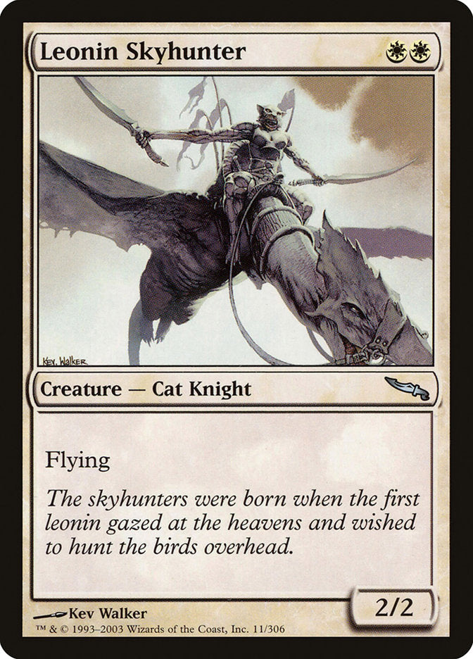 Leonin Skyhunter [Mirrodin] | Black Swamp Games
