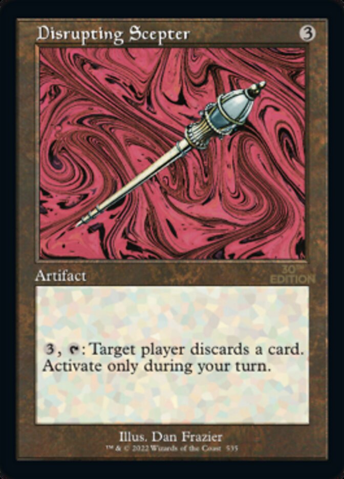 Disrupting Scepter (Retro) [30th Anniversary Edition] | Black Swamp Games