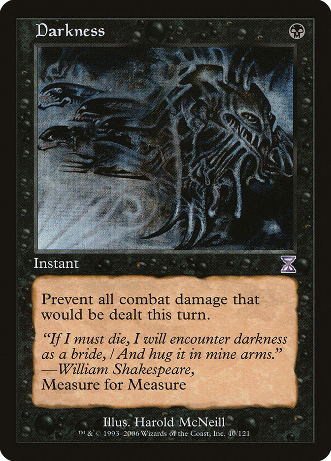 Darkness [Time Spiral Timeshifted] | Black Swamp Games