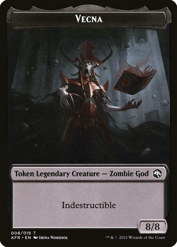 Dog Illusion // Vecna Double-Sided Token [Dungeons & Dragons: Adventures in the Forgotten Realms Tokens] | Black Swamp Games