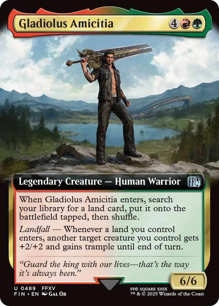 Gladiolus Amicitia (Extended Art) [FINAL FANTASY] | Black Swamp Games