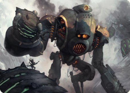 Rust Goliath Art Card [The Brothers' War Art Series] | Black Swamp Games