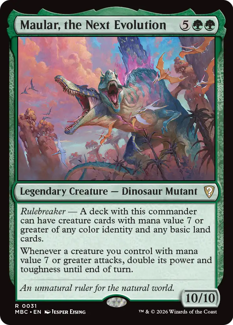 Maular, the Next Evolution [Mystery Booster: Commander Edition] | Black Swamp Games