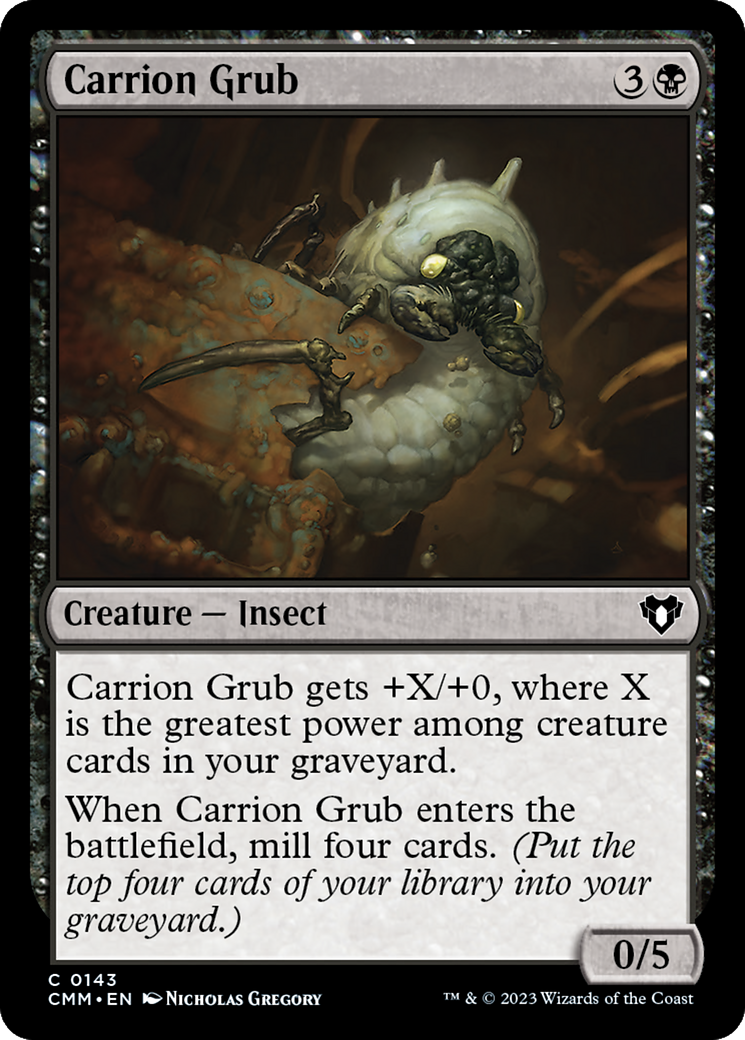 Carrion Grub [Commander Masters] | Black Swamp Games