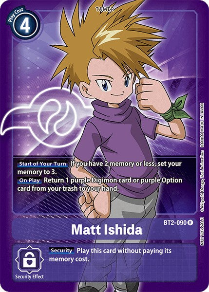 Matt Ishida [BT2-090] (Official Tournament Pack Vol.3) [Release Special Booster Promos] | Black Swamp Games