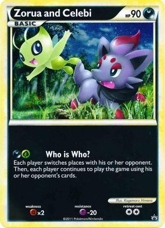 Zorua and Celebi (Jumbo Card) [Miscellaneous Cards] | Black Swamp Games