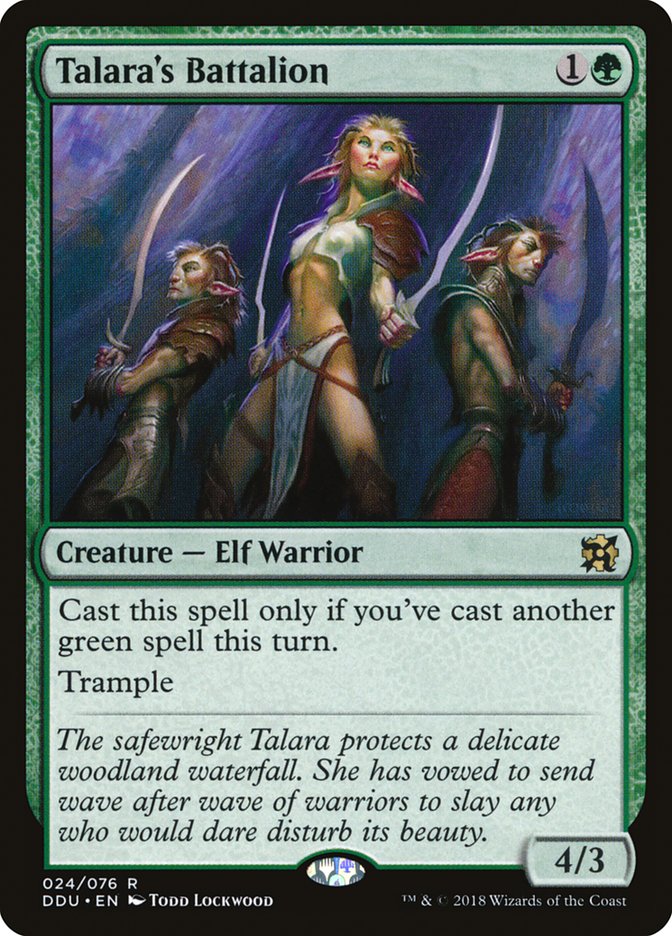 Talara's Battalion [Duel Decks: Elves vs. Inventors] | Black Swamp Games