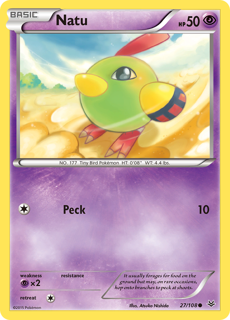 Natu (27/108) [XY: Roaring Skies] | Black Swamp Games