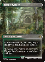 Temple Garden (Borderless) [Lorwyn Eclipsed] | Black Swamp Games