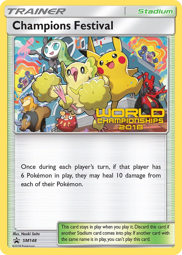 Champions Festival (SM148) (2018 Champion) [Sun & Moon: Black Star Promos] | Black Swamp Games