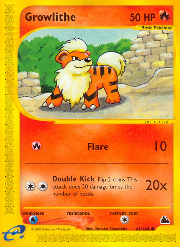 Growlithe (62/144) [Skyridge] | Black Swamp Games
