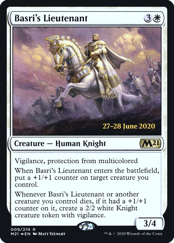 Basri's Lieutenant [Core Set 2021 Prerelease Promos] | Black Swamp Games