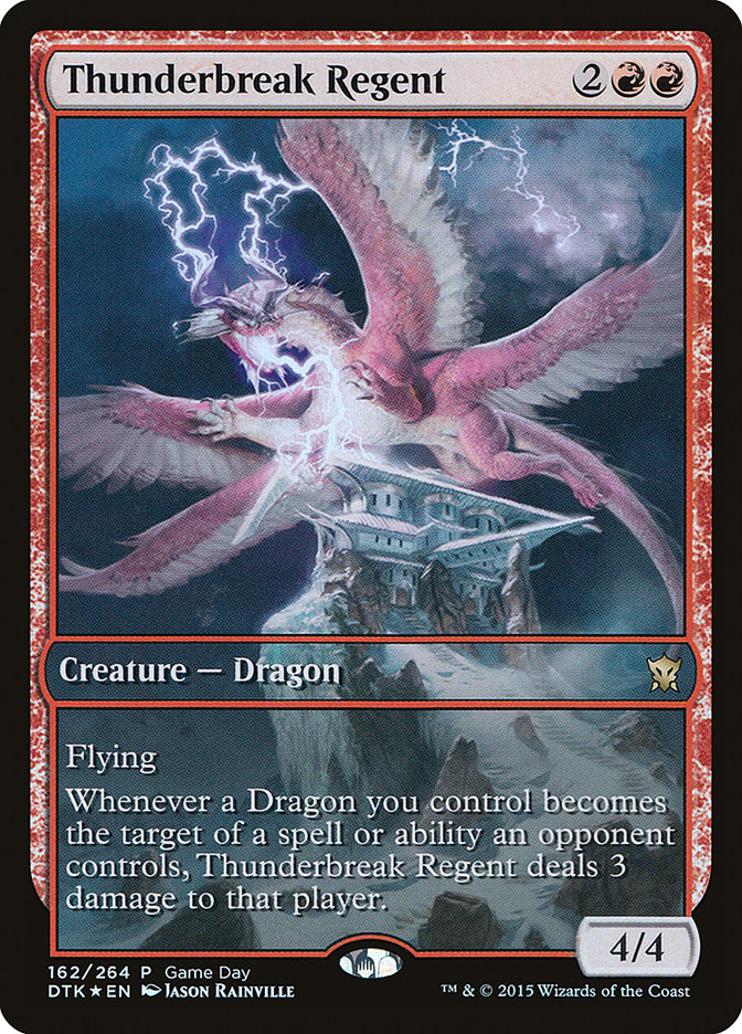 Thunderbreak Regent (Game Day) [Dragons of Tarkir Promos] | Black Swamp Games