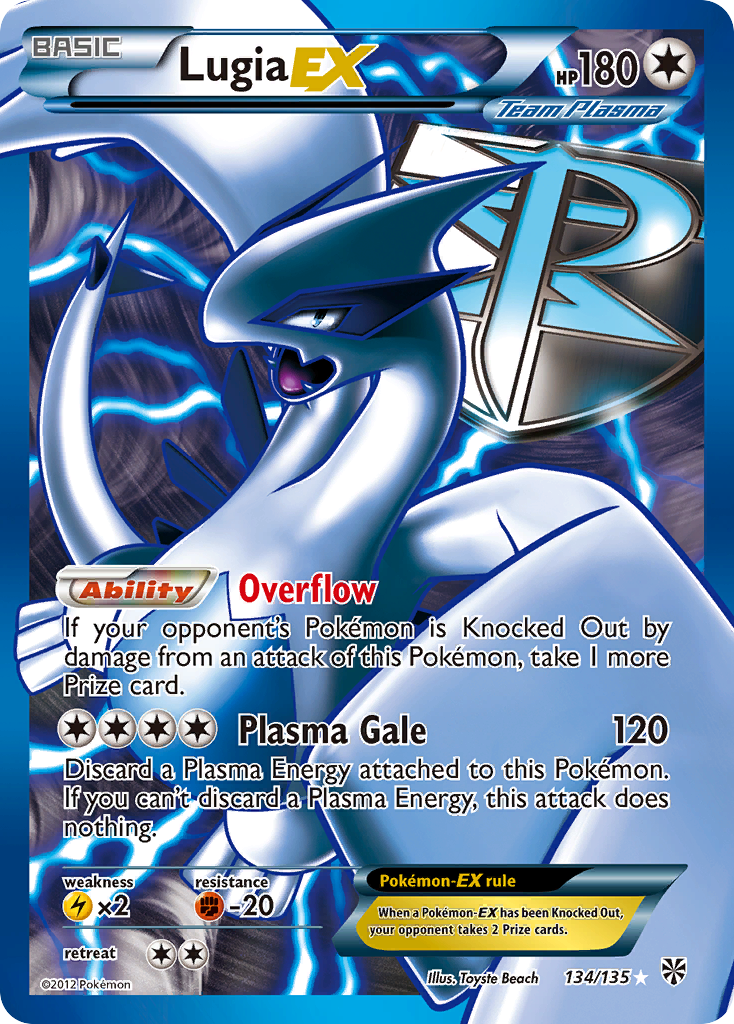 Lugia EX (134/135) [Black & White: Plasma Storm] | Black Swamp Games