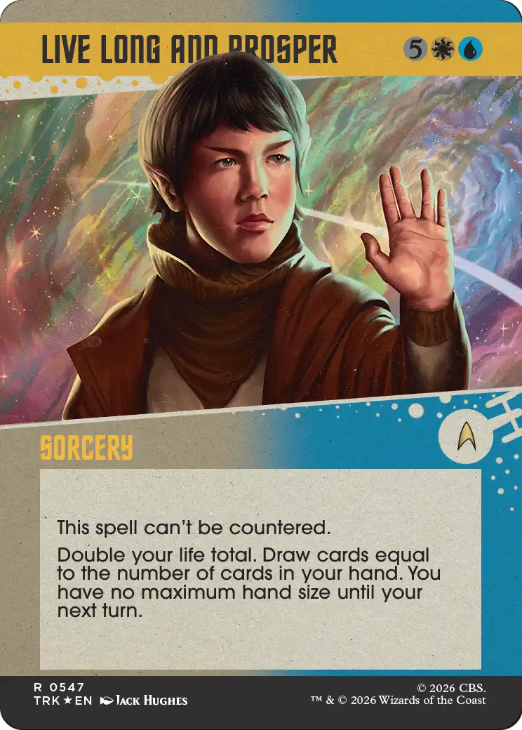 Live Long and Prosper (Showcase) (Surge Foil) [Star Trek] | Black Swamp Games